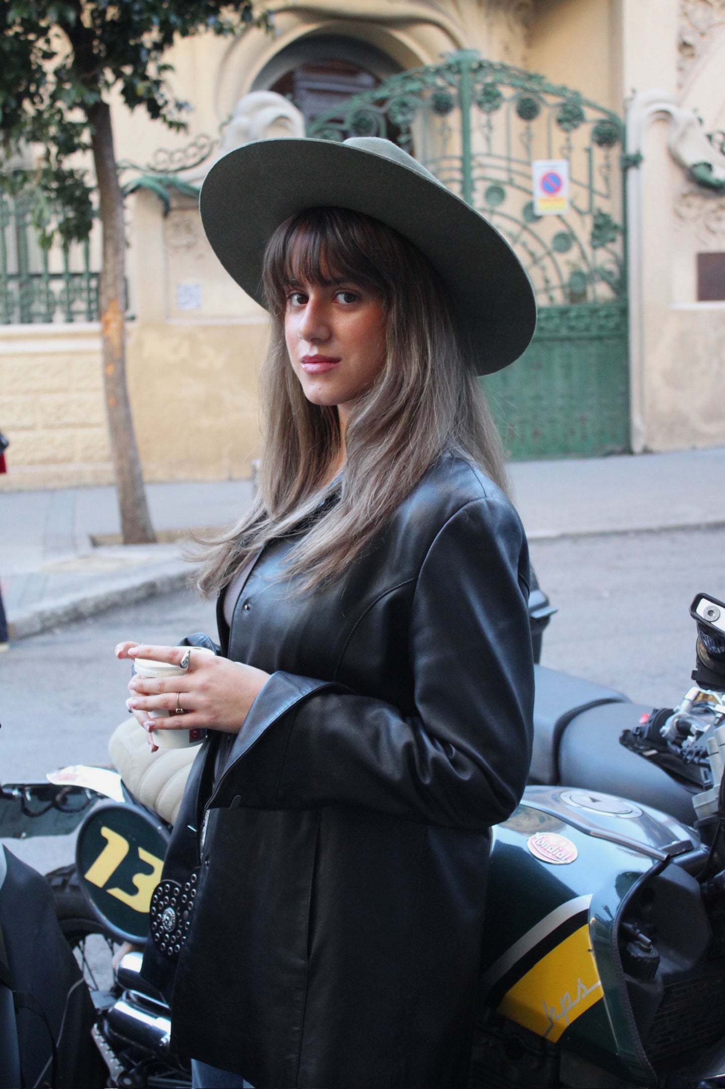 FEDORA VERDE CAQUI